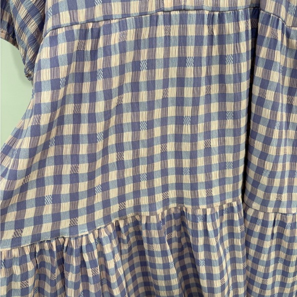 Hyacinth House Tuckernuck Sutton Purple Pink Gingham Mini Dress Size Small - Picture 7 of 15